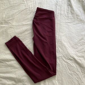 Maroon leggings